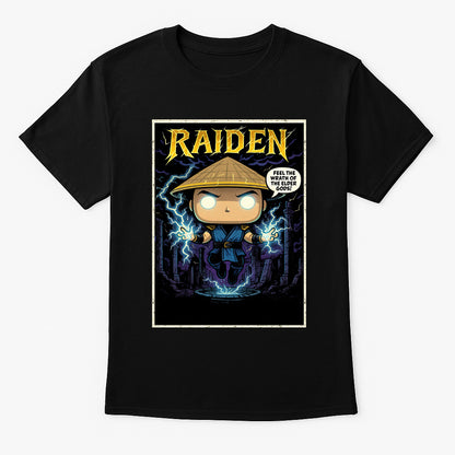Mortal Kombat Raiden “Wrath of the Elder Gods” Unisex T-Shirt – Thunder God Graphic Tee