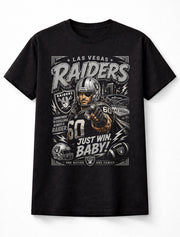 Las Vegas Raiders NFL Football Fan Gift Just Win Baby Unisex T-Shirt