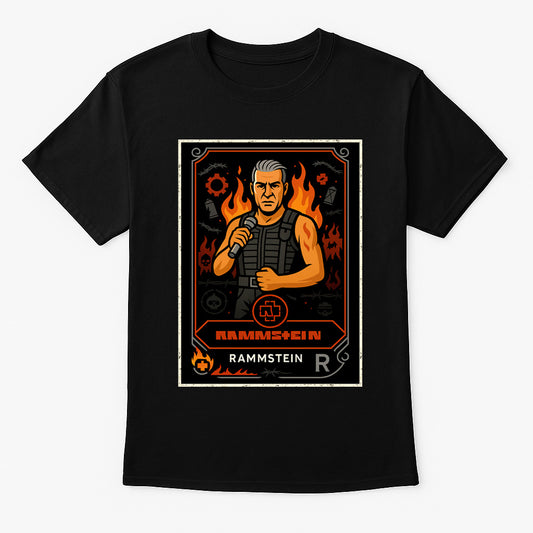 Rammstein Retro Industrial Metal Unisex T-Shirt German Band Tee