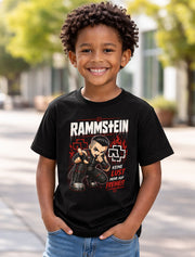 Rammstein Keine Lust Mehr Auf Freiheit Graphic T-Shirt Industrial Metal Band Fan Tee German Rock Music Shirt Adult & Kids Unisex T-Shirt