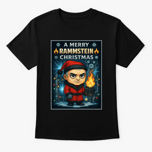 Rammstein Merry Christmas Industrial Metal Unisex Christmas T-Shirt or Hoodie