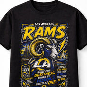 Los Angeles Rams NFL Football Fan Gift LA Together Unisex T-Shirt