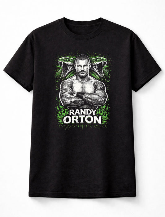 Randy Orton Viper Snake Graphic T-Shirt Apex Predator Wrestling Adults & Kids Unisex T-Shirt