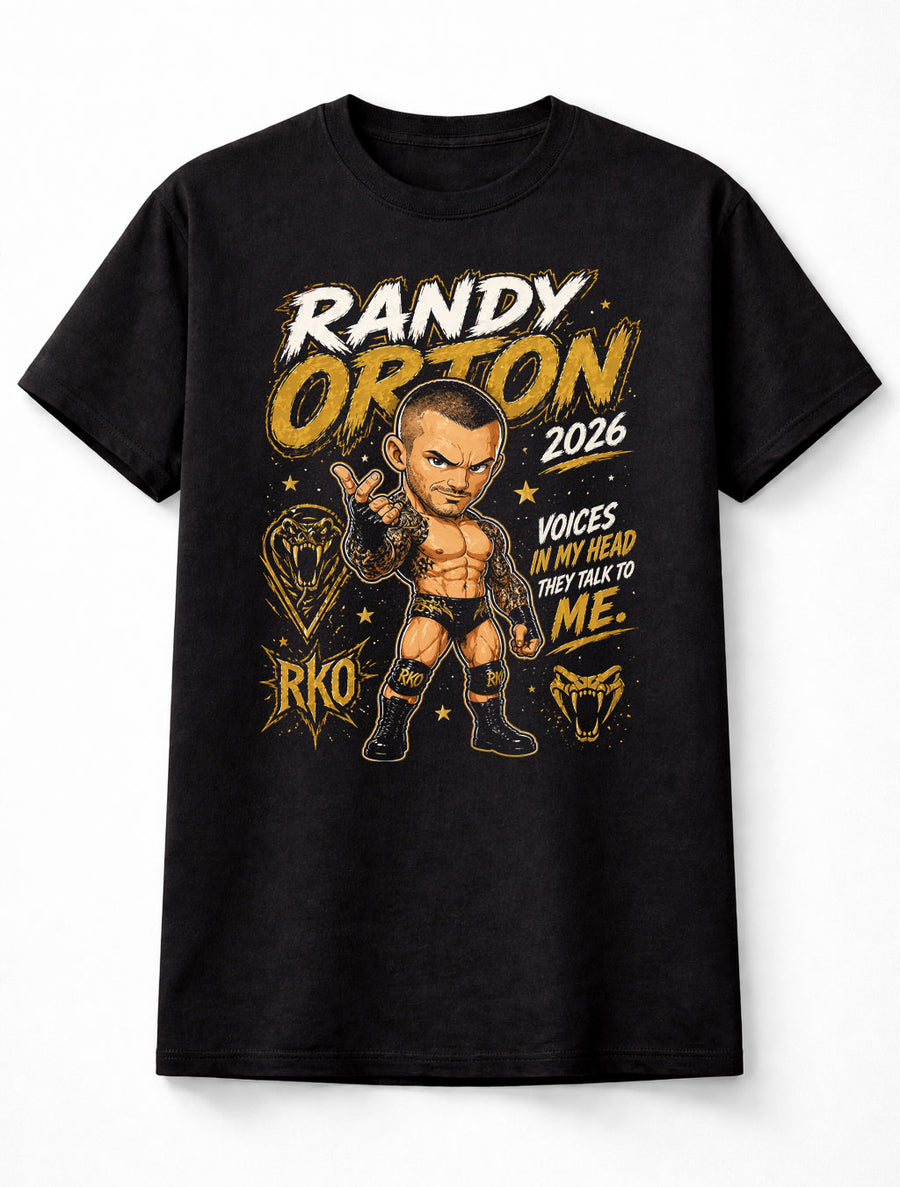 Randy Orton RKO Viper WWE Wrestling Snake Graphic Unisex T-Shirt