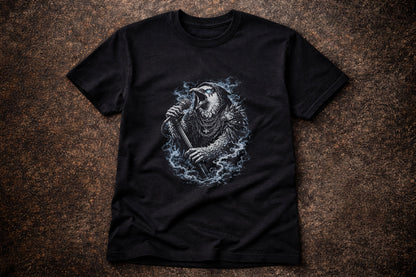 Raven Heavy Metal Rocker Unisex Graphic T-Shirt Gothic Singer Bird Music Art Tee