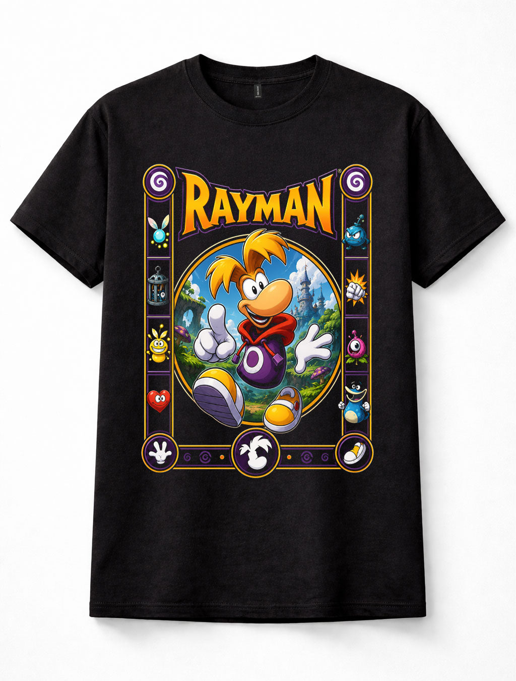 Rayman Classic Retro Platform Video Game Gaming Graphic Unisex T-Shirt