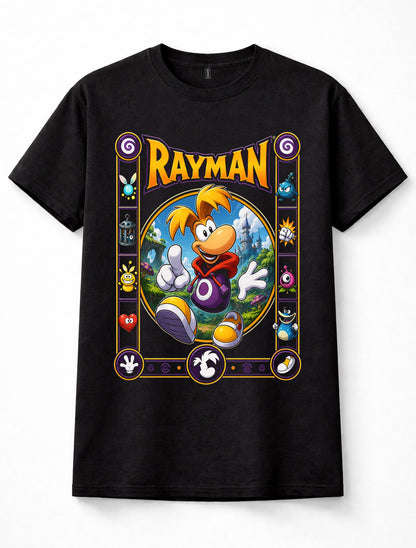 Rayman Classic Retro Platform Video Game Gaming Graphic Unisex T-Shirt