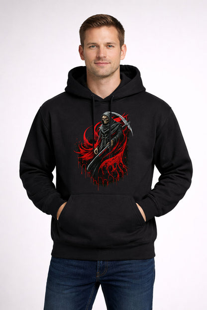 Blood Reaper Unisex T Shirt Shadow Cloak Scythe Warrior Art Tee
