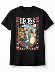 Recess TJ Spinelli Vince Gretchen Gus Mikey Cartoon Black Unisex T-Shirt
