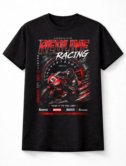 Redline Racing Superbike Y2K Motorsport Graphic Unisex T-Shirt