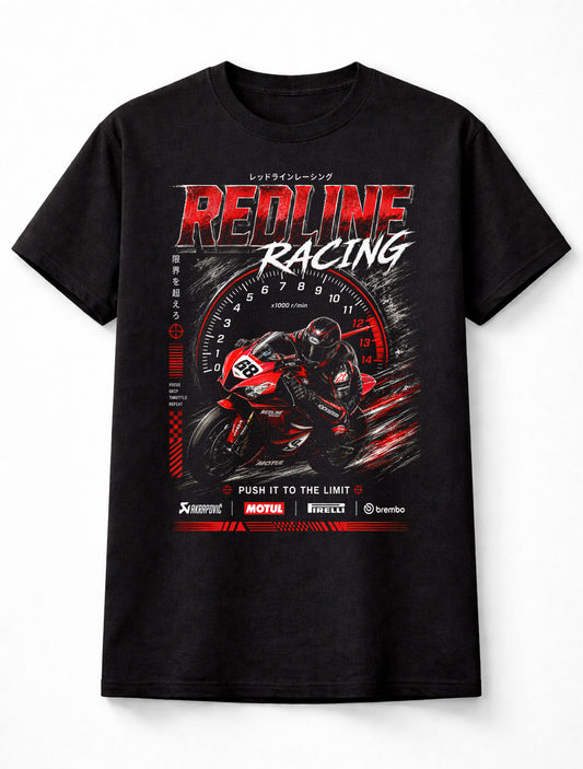 Redline Racing Superbike Y2K Motorsport Graphic Unisex T-Shirt