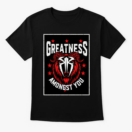 Roman Reigns “Greatness Amongst You” Wrestling T-Shirt — Tribal Goat Edition