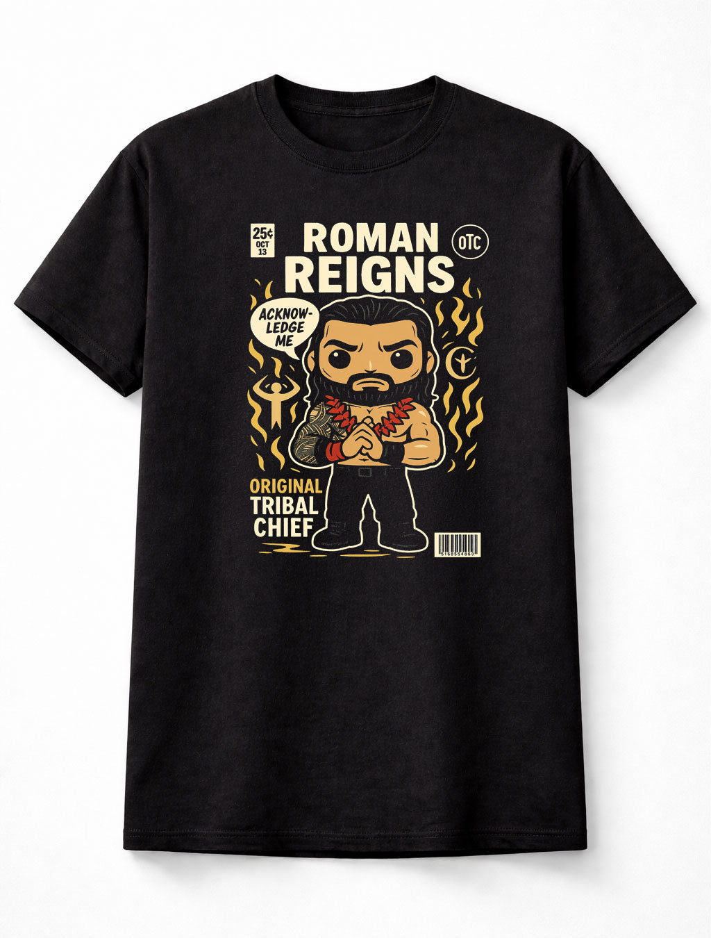Roman Reigns “Original Tribal Chief” Cartoon Adults & Kids Unisex T-Shirt