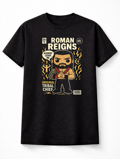 Roman Reigns “Original Tribal Chief” Cartoon Adults & Kids Unisex T-Shirt
