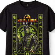 Mortal Kombat Reptile Ninja Fighting Game Gamer Unisex T-Shirt