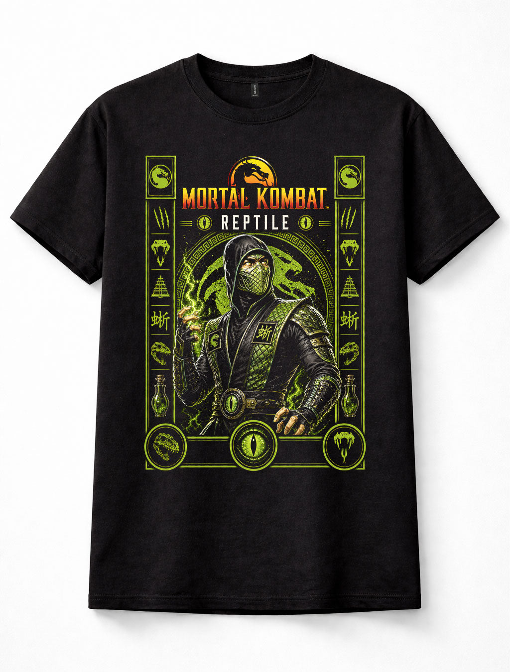Mortal Kombat Reptile Ninja Fighting Game Gamer Unisex T-Shirt