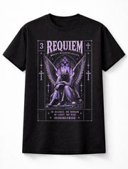 Requiem Angel Gothic Cathedral Celestial Fantasy Graphic Unisex T-Shirt