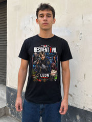 Resident Evil Leon S Kennedy RPD Survival Horror Unisex T-Shirt