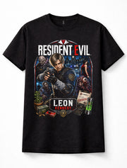 Resident Evil Leon S Kennedy RPD Survival Horror Unisex T-Shirt
