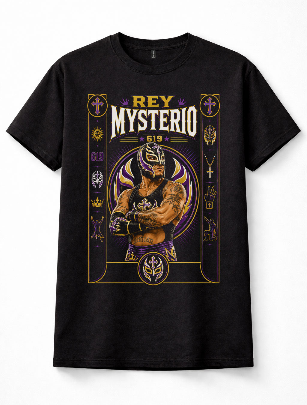 Rey Mysterio WWE 619 Lucha Libre Wrestling Unisex T-Shirt