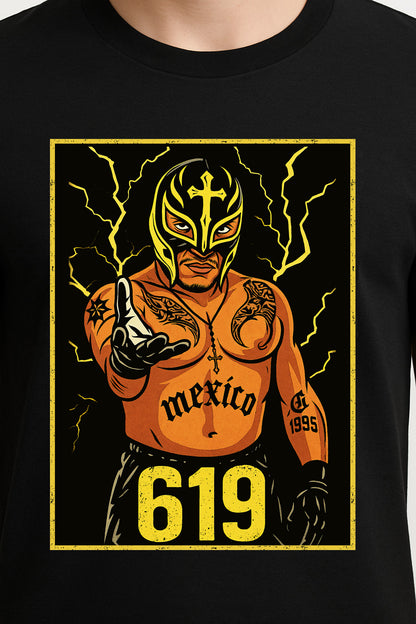 Rey Mysterio 619 Retro Wrestling Unisex T-Shirt Lucha Libre Graphic Tee
