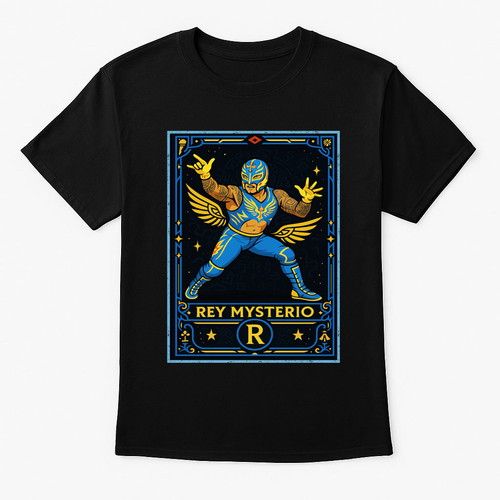 Rey Mysterio Lucha Legend Retro Unisex T-Shirt High Flyer Wrestling Tee