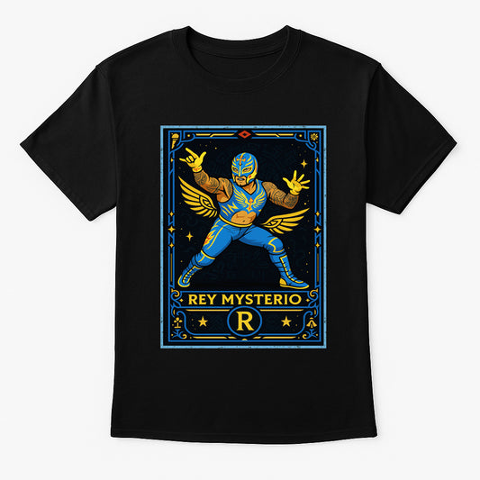 Rey Mysterio Lucha Legend Retro Unisex T-Shirt High Flyer Wrestling Tee