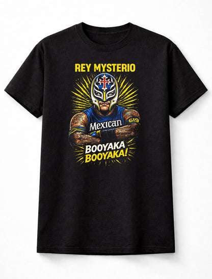 Rey Mysterio 619 Booyaka Wrestling Graphic T-Shirt Lucha Libre Mask Mexican Adults & Kids Unisex T-Shirt