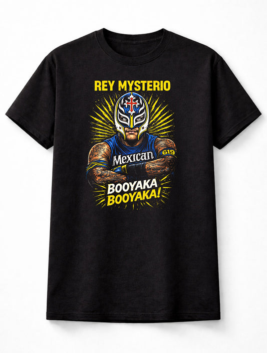 Rey Mysterio 619 Booyaka Wrestling Graphic T-Shirt Lucha Libre Mask Mexican Adults & Kids Unisex T-Shirt
