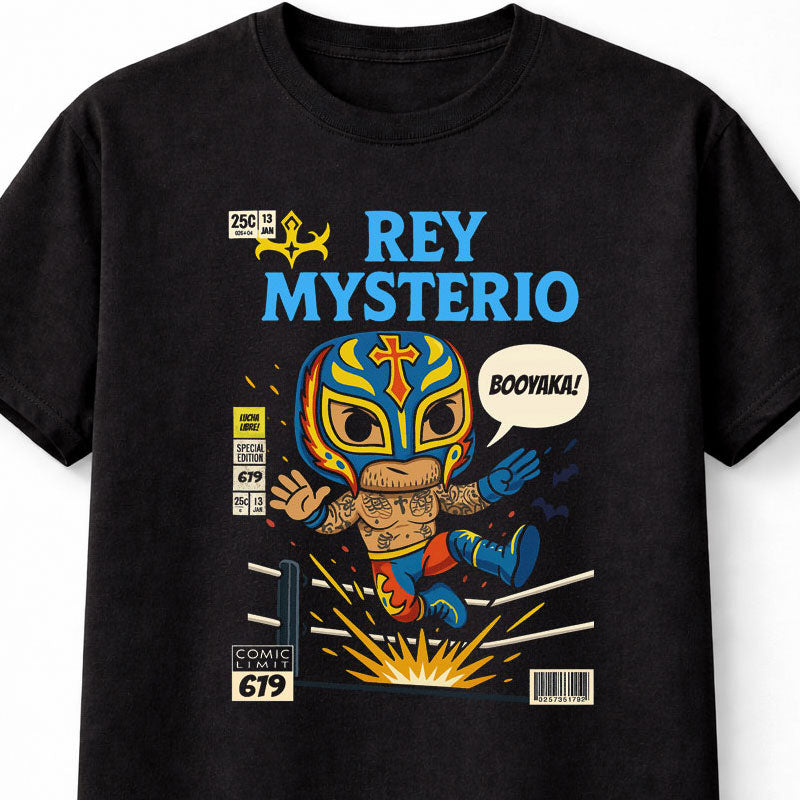 Rey Mysterio “Booyaka 619” Cartoon Wrestling Adults & Kids Unisex T-Shirt