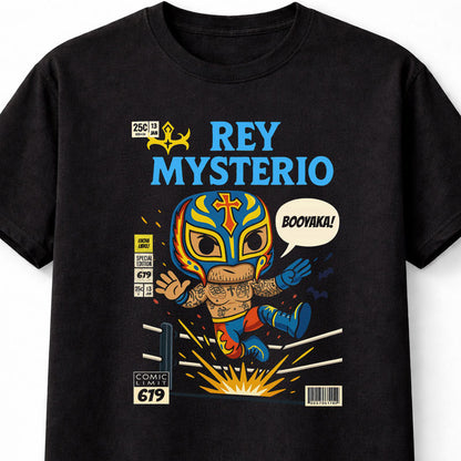 Rey Mysterio “Booyaka 619” Cartoon Wrestling Adults & Kids Unisex T-Shirt
