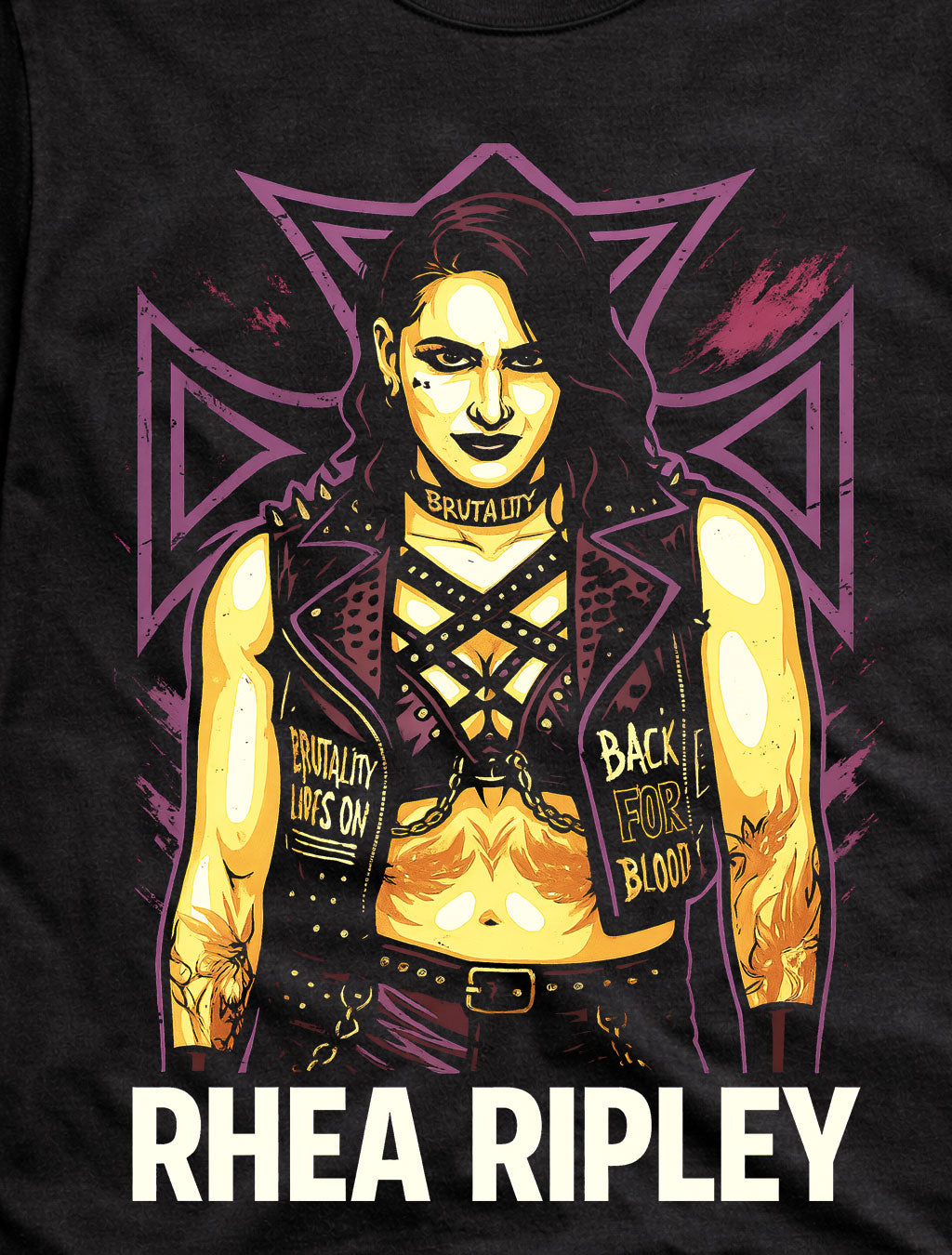 Rhea Ripley “The Eradicator” Brutality Back for Blood Mami Adults & Kids Unisex T-Shirt