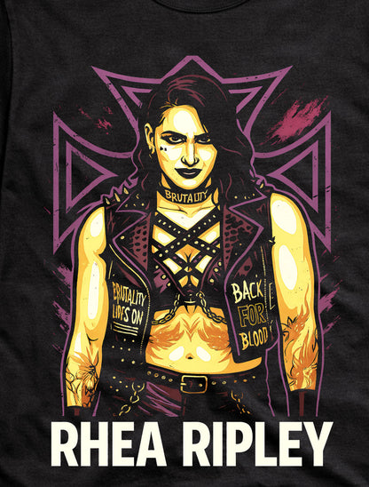 Rhea Ripley “The Eradicator” Brutality Back for Blood Mami Adults & Kids Unisex T-Shirt