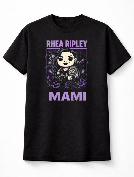 Rhea Ripley “Mami” The Eradicator Chibi Champion Graphic Adults & Kids Unisex T-Shirt