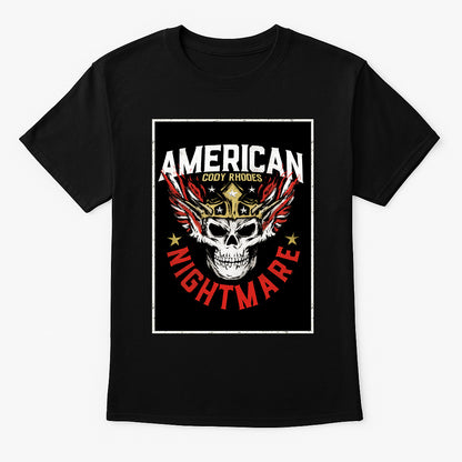 Cody Rhodes “American Nightmare Skull” Logo T-Shirt — Winged Destiny Edition