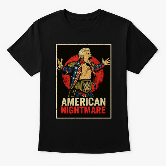 Cody Rhodes American Nightmare Championship Unisex T-Shirt – Pro Wrestling Fan Apparel
