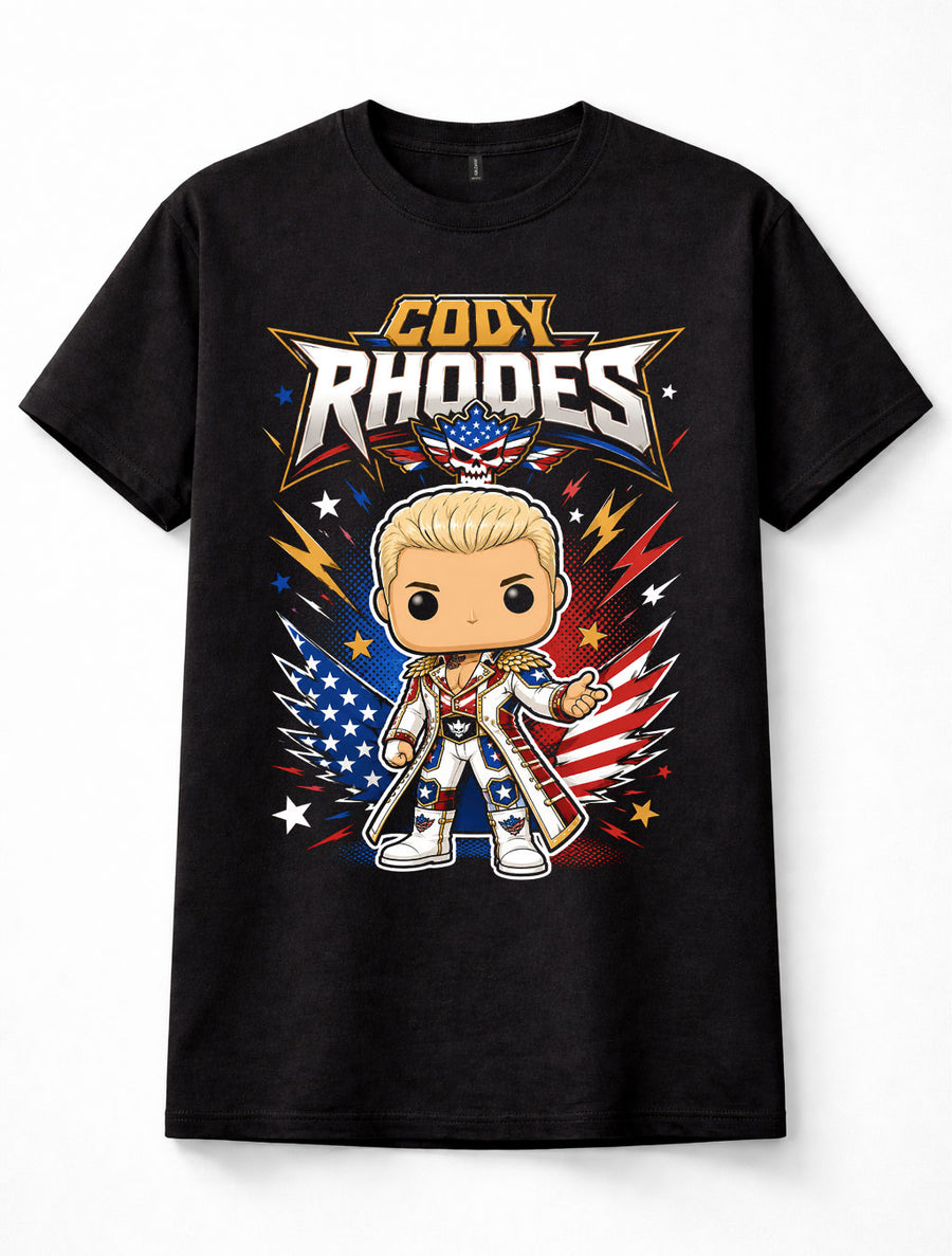Cody Rhodes WWE American Nightmare Wrestling Pop Graphic Unisex T-Shirt