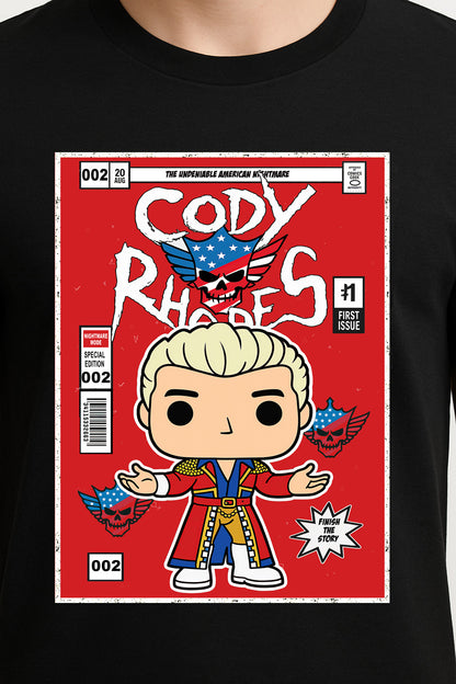 Cody Rhodes Red Comic The American Nightmare Adults & Kids Unisex T-Shirt
