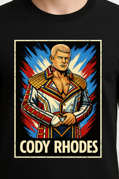 Cody Rhodes “American Nightmare” Retro Poster Unisex T-Shirt – Undisputed Fan Gear