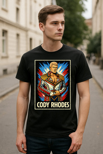 Cody Rhodes “American Nightmare” Retro Poster Unisex T-Shirt – Undisputed Fan Gear