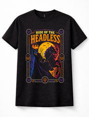 Ride of the Headless Horseman Pumpkin Gothic Halloween Horror Unisex T-Shirt