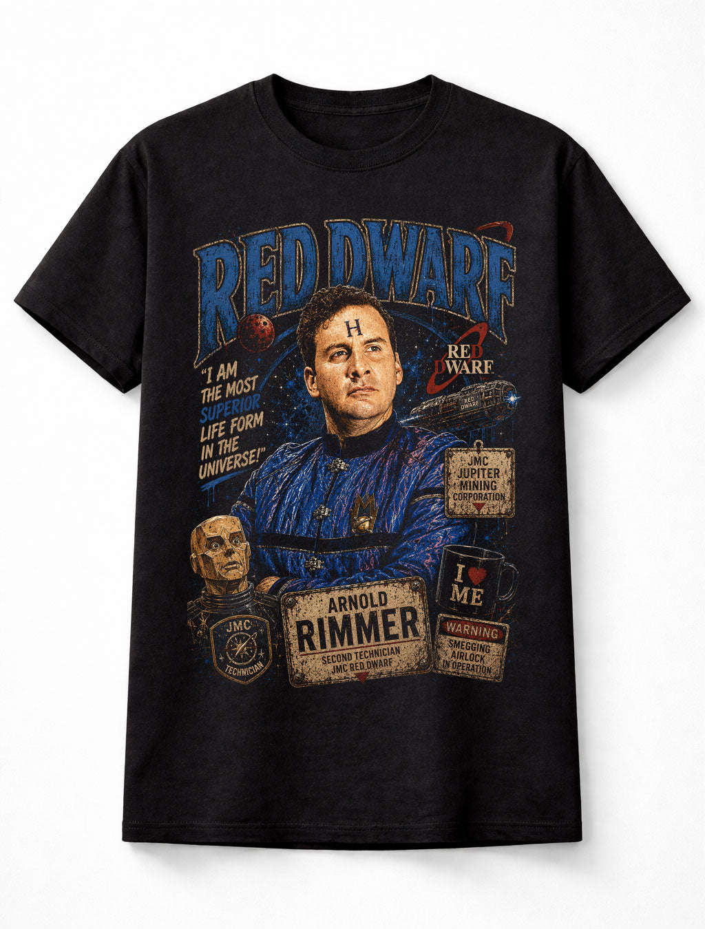 Red Dwarf Arnold Rimmer Sci-Fi Comedy TV Series Unisex T-Shirt