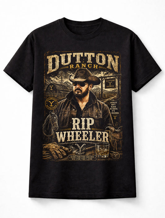 Yellowstone Rip Wheeler Dutton Ranch Western TV Unisex T-Shirt