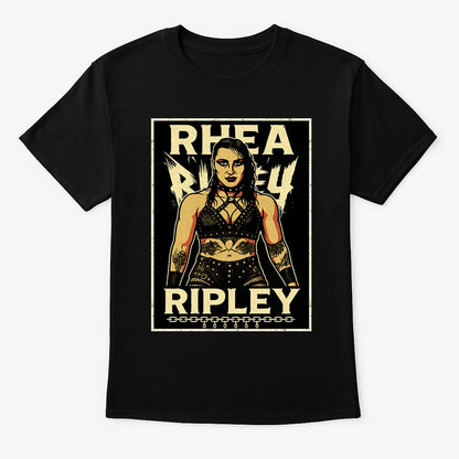 Rhea Ripley “Brutality Unleashed” Retro Wrestling T-Shirt — Nightmare Queen Edition