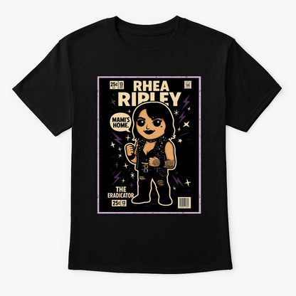 Rhea Ripley “The Eradicator” Pop Comic Wrestling T-Shirt — Mami’s Home Edition