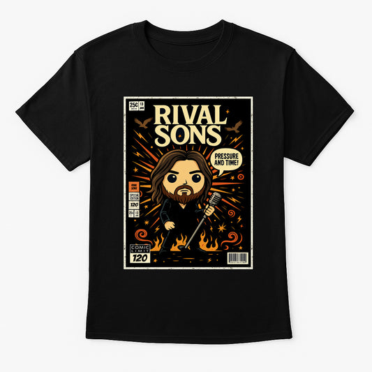 Rival Sons Electric Man Blues Rock Funko Pop Style Unisex T-Shirt