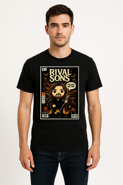 Rival Sons Electric Man Blues Rock Funko Pop Style Unisex T-Shirt
