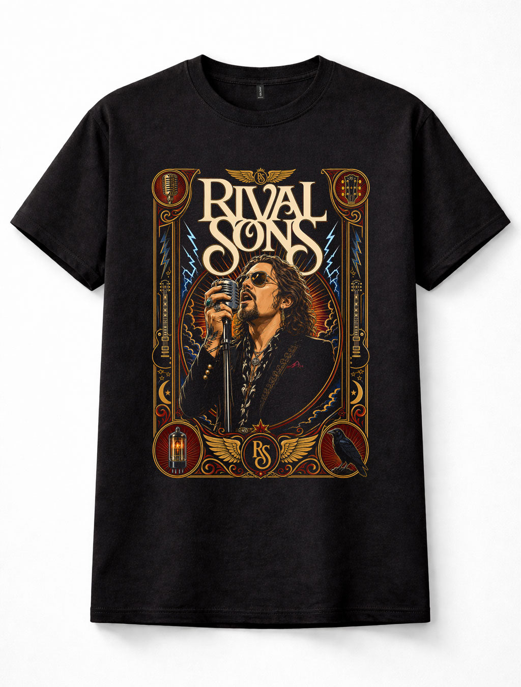 Rival Sons Jay Buchanan Blues Rock Band Graphic Unisex T-Shirt