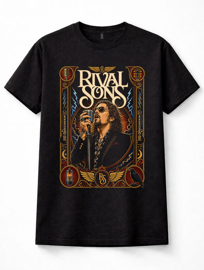Rival Sons Jay Buchanan Blues Rock Band Graphic Unisex T-Shirt