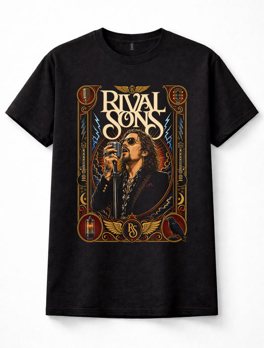 Rival Sons Jay Buchanan Blues Rock Band Graphic Unisex T-Shirt